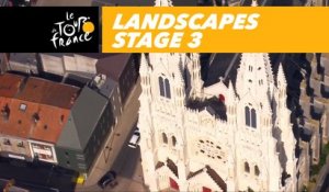Paysages du jour / Landscapes of the day - Étape 3 / Stage 3 - Tour de France 2018