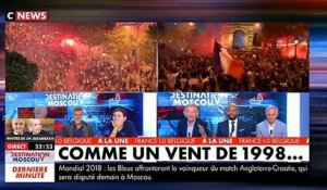 Regardez les Champs-Elysées envahis par des milliers de Français après la sélection des Bleus pour la finale du Mondial !
