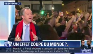 ÉDITO – L’euphorie du Mondial ne profite "pas autant" à Macron qu’à Chirac