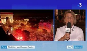 Coupe du monde : c'est la fête sur les Champs-Elysées pour célébrer les Bleus