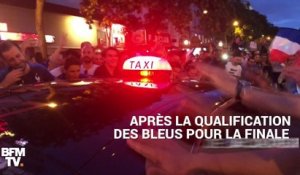 Sur les toits des bus, dans le métro… À Paris, on n’arrêtait plus les supporters ce mardi soir