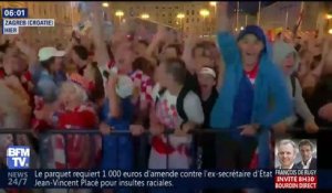 Les Croates en finale: la liesse à Zagreb mais aussi dans l’hôtel des joueurs en Russie