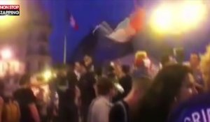 France – Belgique : Des fans brandissent un drapeau algérien et se font agresser (Vidéo)