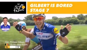 Gilbert donne des conseils aux journalistes / gives advices - Étape 7 / Stage 7 - Tour de France 2018