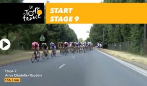 Départ réel / Start - Étape 9 / Stage 9 - Tour de France 2018