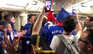 À Moscou, les supporters français ont mis le feu au métro