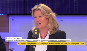 Coupe du Monde des Bleus : "On devrait donner davantage de place au sport dans notre société, parce que ça fait du bien, ça éduque et ça permet de faire rêver les plus jeunes", estime Brigitte Henriques #8h30politique