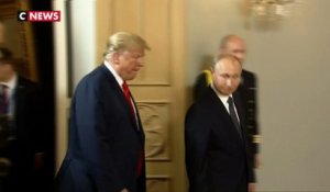 Les premières images de la rencontre entre Donald Trump et Vladimir Poutine à Helsinki