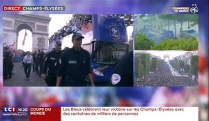 Champs-Elysées : La descente des Bleus devant des centaines de milliers de fans (Vidéo)