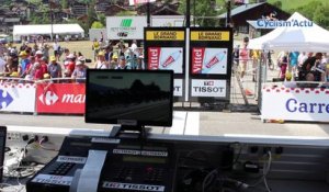 Tour de France 2018 - Francois Thiébaud le PDG de Tissot sur le Tour de France lors de la 10e étape Annecy - Le Grand Bornand