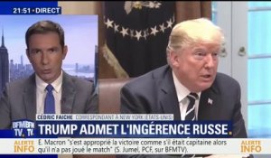 Donald Trump admet l'ingérence des Russes dans la présidentielle américaine de 2016