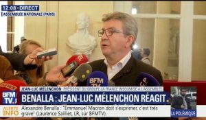 Affaire Benalla: "C'est l'autorité de l'Etat qui est engagée", affirme Jean-Luc Mélenchon