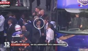 Alexandre Benalla était dans le bus des Bleus sur les Champs-Élysées (vidéo)