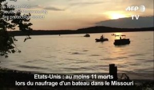 Missouri: un bateau chavire sur un lac, au moins onze morts