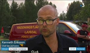 Climat : feux de forêts en Suède