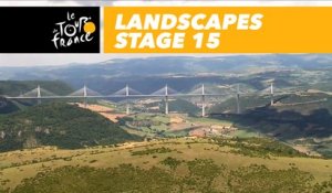 Paysages du jour / Landscapes of the day - Étape 15 / Stage 15 - Tour de France 2018