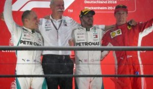 Classements du Grand Prix F1 d'Allemagne 2018 - Infographie