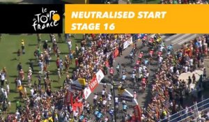 Départ fictif / Neutralised start - Étape 16 / Stage 16 - Tour de France 2018