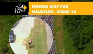 Mauvaise direction / Wrong way for Heinrich Haussler- Étape 16 / Stage 16 - Tour de France 2018