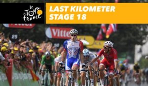 Last kilometer / Flamme rouge - Étape 18 / Stage 18 - Tour de France 2018