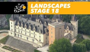 Paysages du jour / Landscapes of the day - Étape 18 / Stage 18 - Tour de France 2018