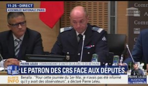 Le patron des CRS déployés le 1er-mai à Paris "a appris" l'existence d'Alexandre Benalla et Vincent Cras "jeudi dernier"