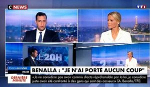 Alexandre Benalla au 20h de TF1 : "Je n'ai donné aucun coup. On essaie d'atteindre le Président, c'est profondément injuste. Il n'y a pas d'affaire d'Etat juste une affaire d'été" -
