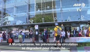Montparnasse: un train sur deux circulera dimanche