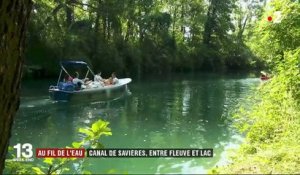 Au fil de l'eau : canal de Savières, entre fleuve et lac