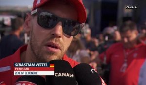 La réaction de Sebastian Vettel