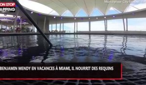 Benjamin Mendy : Entouré de crocodiles et de requins, le footballeur profite à Miami ! (vidéo)