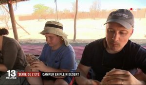 Vacances : camper en plein désert