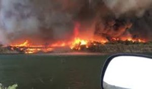 Une famille parvient à s'échapper d'une tornade de feu en Californie