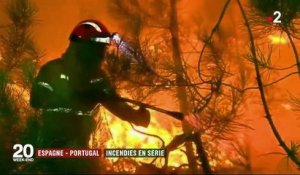 Canicule : incendies en série en Espagne et au Portugal