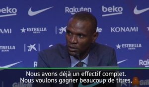 Barça - Abidal : "Nous avons déjà un effectif complet"