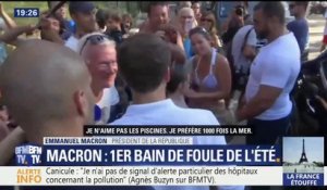 Brégançon: "Je n'aime pas les piscines je préfère 1.000 fois la mer", confie Emmanuel Macron