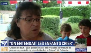 Camping évacué dans le Gard: "On entendait les enfants crier", témoigne une habitante