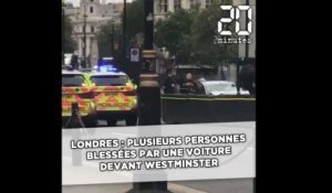 Londres: Plusieurs personnes blessées par une voiture devant le Palais de Westminster