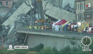 Effondrement d'un viaduc à Gênes : l'Italie sous le choc