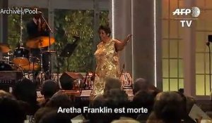 Mort d'Aretha Franklin, la Reine de la Soul