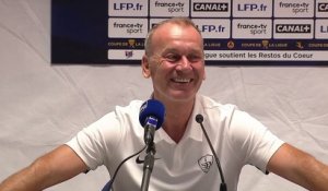 Réaction de José Manuel Aira et Jean-Marc Furlan après FC Sochaux - Stade Brestois 29
