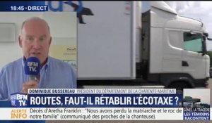 "Nous aurions à disposition chaque année 4 milliards d'euros", Dominique Bussereau émet l'idée d'un retour de l'écotaxe