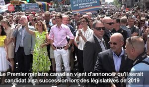 Justin Trudeau rejoint la "marche des Fiertés" de Montréal