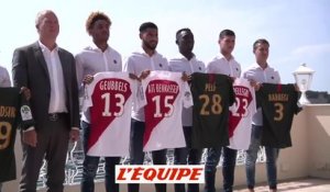 Le club présente ses recrues - Foot - L1 - Monaco