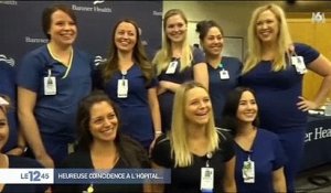 Insolite : Aux Etats-Unis, 16 infirmières d'un même hôpital tombent enceinte... en même temps ! Regardez