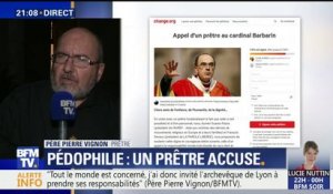 Appel à la démission du cardinal Barbarin: "Il faut prendre des mesures de prévention tout à fait sérieuses", estime le père Pierre Vignon