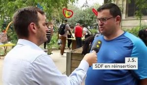 Une fête estivale pour les SDF à Paris