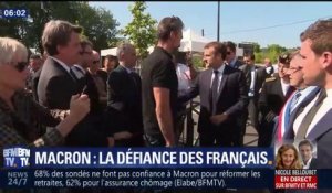 La défiance grandissante des Français envers Emmanuel Macron