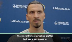 LA Galaxy - Ibrahimovic : "Profitez que je sois encore là"