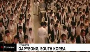 Mariage de masse en Corée du Sud